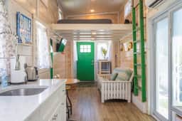 Tiny House Green Lifeguard Stand - sleeps 5