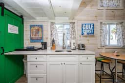 Tiny House Green Lifeguard Stand - sleeps 5