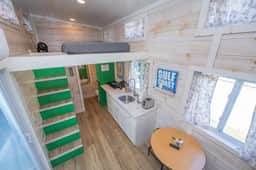Tiny House Green Lifeguard Stand - sleeps 5