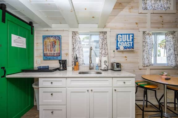 Tiny House Green Lifeguard Stand - sleeps 5