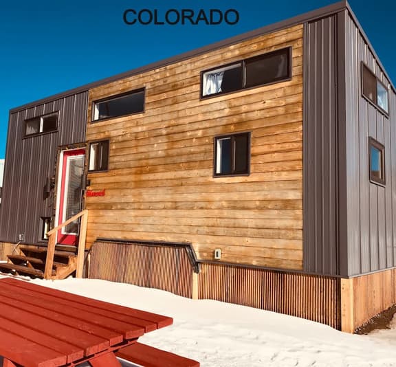 Tiny House Maverick in a tiny house park!